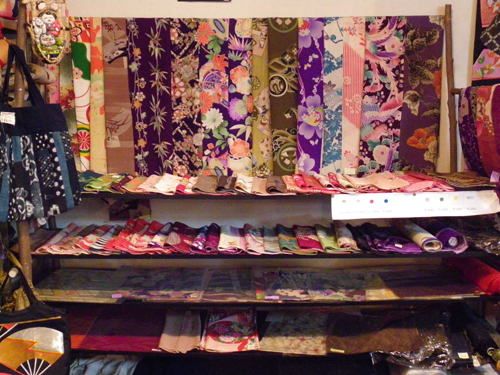 縮緬生地、古布